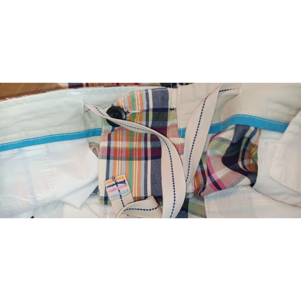 Chor NWT Mens Shorts Size 31 Plaid Chino Golf Preppy 90s Retro Eclectic Grandpa - Picture 6 of 9